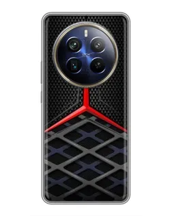 Чехол для Realme 12 Plus с картинкой «Mercedes Carbon Grid»