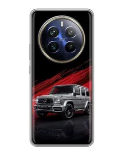 Чехол для Realme 12 Plus с картинкой «Mercedes G-Class красный»