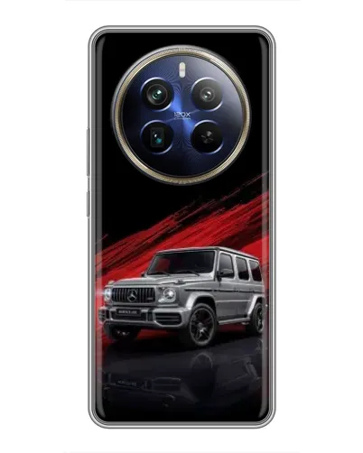 Чехол для Realme 12 Plus с картинкой «Mercedes G-Class красный»