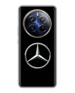 Чехол для Realme 12 Plus с картинкой «Mercedes классический лого»