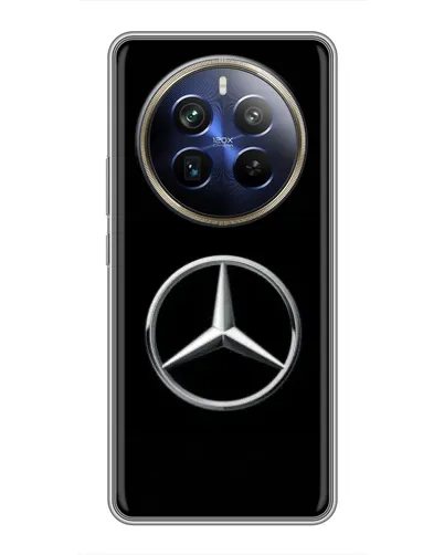 Чехол для Realme 12 Plus с картинкой «Mercedes классический лого»