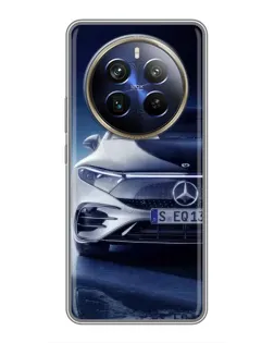 Чехол для Realme 12 Plus с картинкой «Mercedes EQ — будущее»