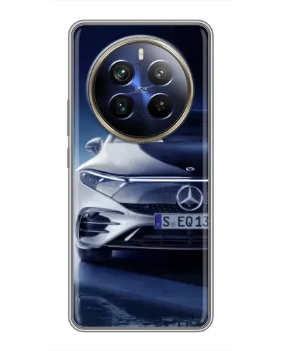 Чехол для Realme 12 Plus с картинкой «Mercedes EQ — будущее»