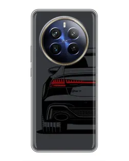 Чехол для Realme 12 Plus с картинкой «Задняя часть Audi — арт»