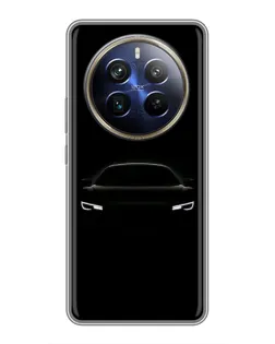 Чехол для Realme 12 Plus с картинкой «Взгляд Audi в темноте»