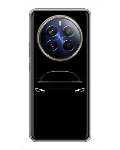 Чехол для Realme 12 Plus с картинкой «Взгляд Audi в темноте»