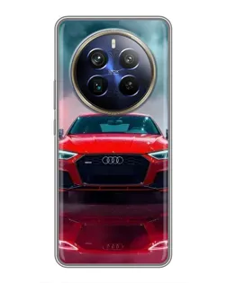 Чехол для Realme 12 Plus с картинкой «Audi RS — красный стиль»