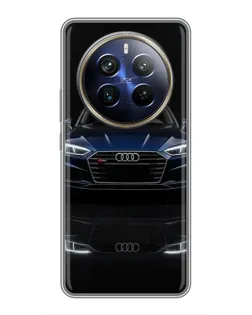 Чехол для Realme 12 Plus с картинкой «Audi — ночное отражение»