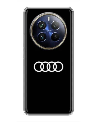 Чехол для Realme 12 Plus с картинкой «Audi White Logo»