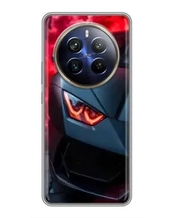 Чехол для Realme 12 Plus с картинкой «Lamborghini красное сияние»