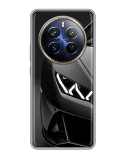 Чехол для Realme 12 Plus с картинкой «Lamborghini фары детализация»