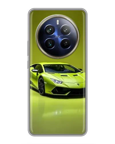 Чехол для Realme 12 Plus с картинкой «Салатовый Lamborghini Huracan» Чехол для Realme 12 Plus с картинкой «Салатовый Lamborghini Huracan»