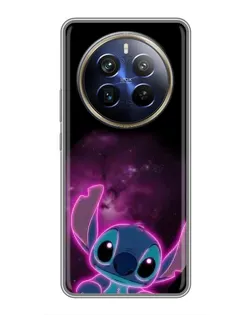Чехол для Realme 12 Plus с картинкой «Неоновый Stitch»