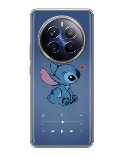Чехол для Realme 12 Plus с картинкой «Музыкальный Stitch»