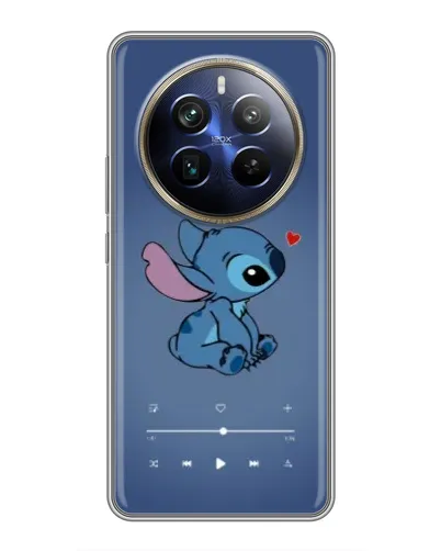 Чехол для Realme 12 Plus с картинкой «Музыкальный Stitch»