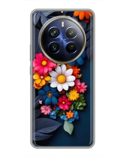 Чехол для Realme 12 Plus с картинкой «Цветочная феерия» Чехол для Realme 12 Plus с картинкой «Цветочная феерия»