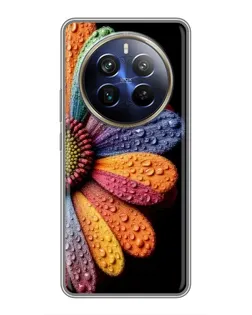 Чехол для Realme 12 Plus с картинкой «Радужный цветок»