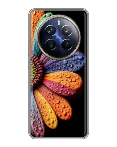 Чехол для Realme 12 Plus с картинкой «Радужный цветок» Чехол для Realme 12 Plus с картинкой «Радужный цветок»