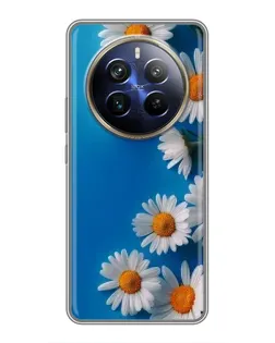 Чехол для Realme 12 Plus с картинкой «Белоснежные маргаритки»