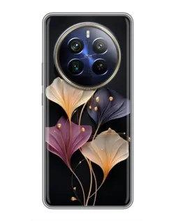 Чехол для Realme 12 Plus с картинкой «Лиловые цветы грации»
