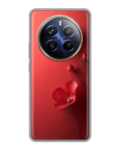 Чехол для Realme 12 Plus с картинкой «Маковые соцветия» Чехол для Realme 12 Plus с картинкой «Маковые соцветия»