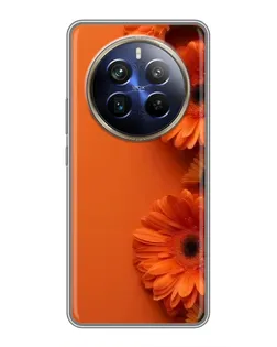 Чехол для Realme 12 Plus с картинкой «Оранжевые герберы»