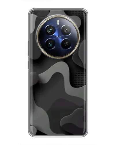 Чехол для Realme 12 Plus с картинкой «Темный абстрактный камуфляж» Чехол для Realme 12 Plus с картинкой «Темный абстрактный камуфляж»