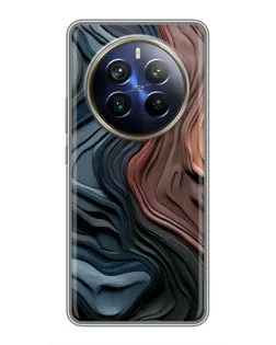 Чехол для Realme 12 Plus с картинкой «Цветные волны каньона»