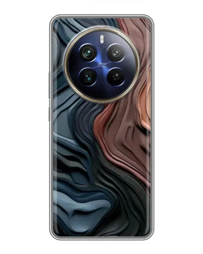 Чехол для Realme 12 Plus с картинкой «Цветные волны каньона» Чехол для Realme 12 Plus с картинкой «Цветные волны каньона»