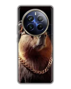 Чехол для Realme 12 Plus с картинкой «Капибара золотая цепь» Чехол для Realme 12 Plus с картинкой «Капибара золотая цепь»