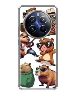 Чехол для Realme 12 Plus с картинкой «Крутые капибары музыканты» Чехол для Realme 12 Plus с картинкой «Крутые капибары музыканты»