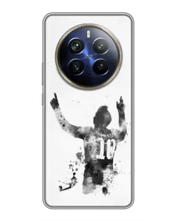 Чехол для Realme 12 Plus с картинкой «Messi ART» Чехол для Realme 12 Plus с картинкой «Messi ART»