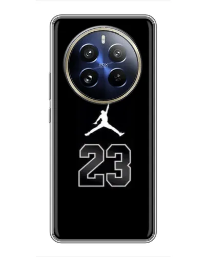 Чехол для Realme 12 Pro Plus с картинкой «Jordan Flight 23» Чехол для Realme 12 Pro Plus с картинкой «Jordan Flight 23»