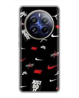 Чехол для Realme 12 Pro Plus с картинкой «Nike Mix Pattern»