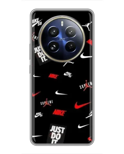 Чехол для Realme 12 Pro Plus с картинкой «Nike Mix Pattern» Чехол для Realme 12 Pro Plus с картинкой «Nike Mix Pattern»