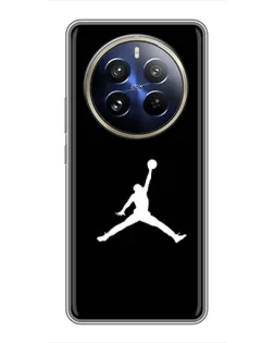 Чехол для Realme 12 Pro Plus с картинкой «Jordan Silhouette»