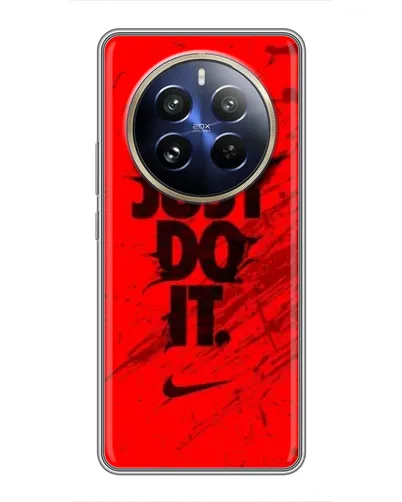 Чехол для Realme 12 Pro Plus с картинкой «Nike Just Do It» Чехол для Realme 12 Pro Plus с картинкой «Nike Just Do It»