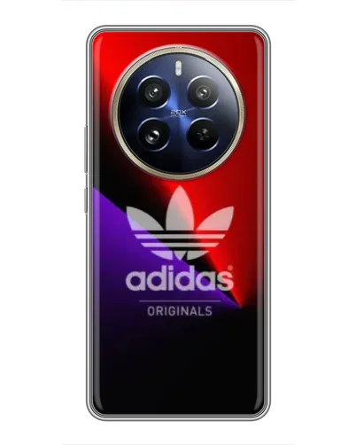 Чехол для Realme 12 Pro Plus с картинкой «Adidas Red Neon» Чехол для Realme 12 Pro Plus с картинкой «Adidas Red Neon»