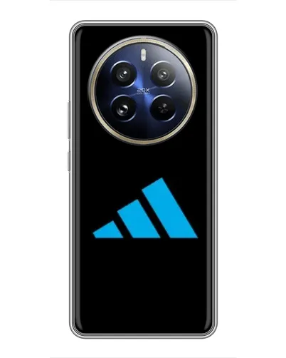 Чехол для Realme 12 Pro Plus с картинкой «Adidas Cyan Logo» Чехол для Realme 12 Pro Plus с картинкой «Adidas Cyan Logo»