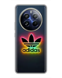 Чехол для Realme 12 Pro Plus с картинкой «Неоновый Adidas»