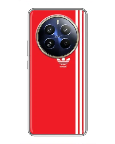 Чехол для Realme 12 Pro Plus с картинкой «Красный минимализм Adidas» Чехол для Realme 12 Pro Plus с картинкой «Красный минимализм Adidas»
