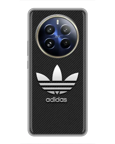 Чехол для Realme 12 Pro Plus с картинкой «Adidas Карбоновая текстура» Чехол для Realme 12 Pro Plus с картинкой «Adidas Карбоновая текстура»