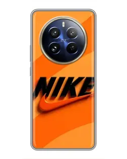 Чехол для Realme 12 Pro Plus с картинкой «Оранжевый драйв Nike» Чехол для Realme 12 Pro Plus с картинкой «Оранжевый драйв Nike»