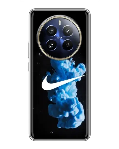 Чехол для Realme 12 Pro Plus с картинкой «Nike и синий дым» Чехол для Realme 12 Pro Plus с картинкой «Nike и синий дым»