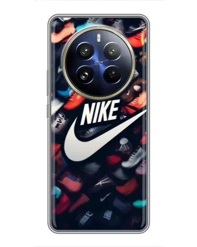 Чехол для Realme 12 Pro Plus с картинкой «Коллекция кроссовок Nike» Чехол для Realme 12 Pro Plus с картинкой «Коллекция кроссовок Nike»