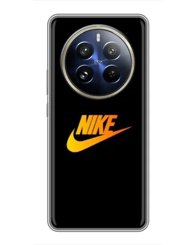 Чехол для Realme 12 Pro Plus с картинкой «Золотой логотип Nike» Чехол для Realme 12 Pro Plus с картинкой «Золотой логотип Nike»
