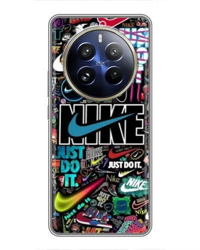 Чохол для Realme 12 Pro Plus з картинкою «Яскравий колаж Nike» Чохол для Realme 12 Pro Plus з картинкою «Яскравий колаж Nike»