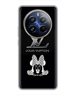 Чехол для Realme 12 Pro Plus с картинкой «LV и Минни Маус»