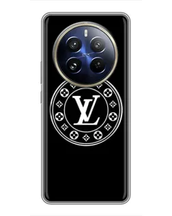 Чехол для Realme 12 Pro Plus с картинкой «LV — печать стиля»