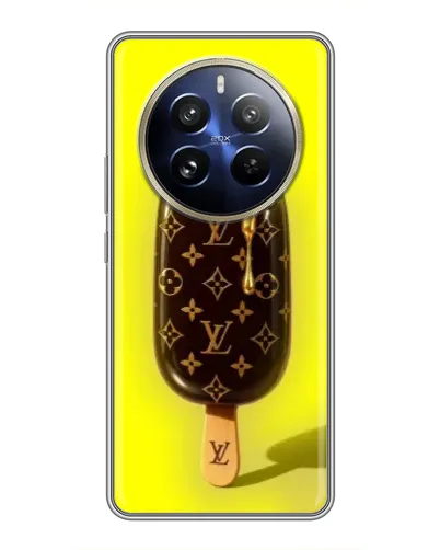 Чехол для Realme 12 Pro Plus с картинкой «Мороженое от LV» Чехол для Realme 12 Pro Plus с картинкой «Мороженое от LV»
